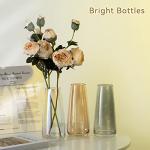 Ekirlin Modern Iridescent Glass Flower Vase