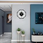 Large Modern Silent Wall Clock for Home Decor
