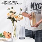 Ekirlin Modern Iridescent Glass Flower Vase