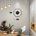 Large Modern Silent Wall Clock for Home Decor