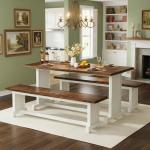 Tribesigns 3-Piece Dining Table Set for 4