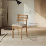 Farmhouse Dining Set for 4 with Wooden Table and Chairs