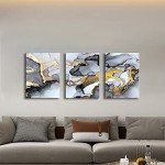 Black and White Abstract Wall Art Set of 3