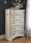 Realyn French Country 5 Drawer Chest with Tipover Restraint