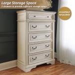Realyn French Country 5 Drawer Chest with Tipover Restraint