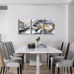 Black and White Abstract Wall Art Set of 3