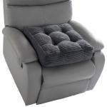 Tufted Corduroy Recliner Seat Cushion for Comfort