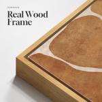 Boho Abstract Floral Wall Art Canvas Print