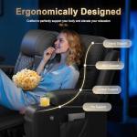 Peafowl Reclining Loveseat with Center Console and USB