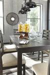 Rokane 7-Piece Brown Dining Room Set with Chairs