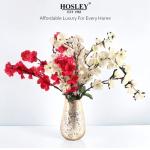 Modern Mercury Gold Glass Vase for Home Decor