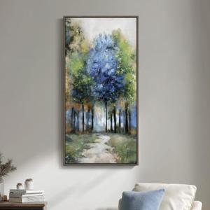 Colorful Forest Vertical Canvas Wall Art, 20x40 In