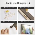 Colorful Forest Vertical Canvas Wall Art, 20x40 In