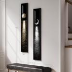 Set of 2 Framed Nighttime Coastal Wall Art