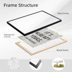 Retro Black and White Newspaper Quote Wall Art