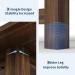 71" Farmhouse Dining Table for 6-8, Walnut