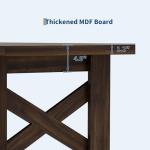 71" Farmhouse Dining Table for 6-8, Walnut