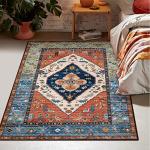 Lahome Boho 5x7 Machine Washable Area Rug