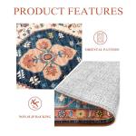 Lahome Boho 5x7 Machine Washable Area Rug