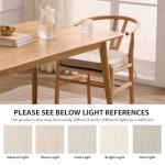 Beige Dining Chair Cushions with Washable Covers, Set of 4