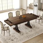 71-Inch Wooden Kitchen Table for 6-8 People