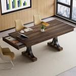 71-Inch Wooden Kitchen Table for 6-8 People