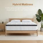 Naruchu 12-Inch Queen Hybrid Mattress with Memory Foam