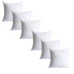 Set of 6 Hypoallergenic 18" Pillow Inserts