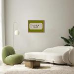 Retro Couch Club Ticket Wall Art Print