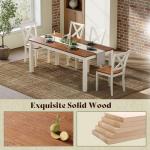 Farmhouse 6-Piece Dining Table Set in Walnut