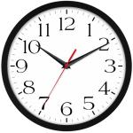 DAXSMY 8 Inch Silent Wall Clock - Black