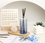 5-Piece Blue Glass Bud Vase Set for Decor