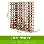 Timber Wine Rack for 120 Bottles
