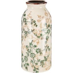 Vintage Green Ceramic Flower Vase for Home Decor