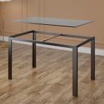 Bealife Modern 5-Piece Glass Dining Set for 4