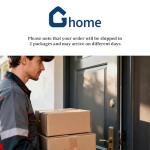 Queen Size Upholstered Canopy Bed Frame, Dark Grey