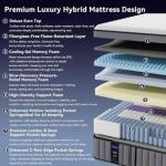 DIFAME 14-Inch King Size Mattress