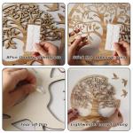 Tree of Life Wall Art with Birds, 12 Inch