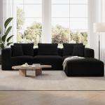 Novilla 106" Modern L-Shape Modular Sectional Sofa