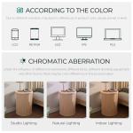 LINSY HOME Modern Round Fluted End Table