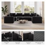 Novilla 106" Modern L-Shape Modular Sectional Sofa