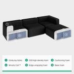 Novilla 106" Modern L-Shape Modular Sectional Sofa