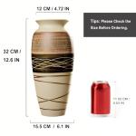 Distressed Antique Boho Rustic Decor Vase