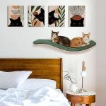 Boho Black Cat Wall Art Set of 4 Prints