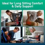 Ergonomic Memory Foam Seat Cushion for Office Chair