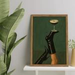 Espresso Martini Vintage Wall Art Print 12x16