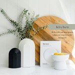 Black and White Modern Vase Set for Flowers