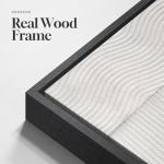 Large Black and White Abstract Canvas Wall Art