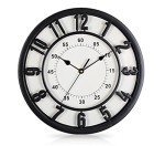 Quiet 30cm Wall Clock with Retro Roman Numerals