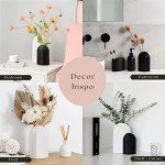 Black and White Modern Vase Set for Flowers